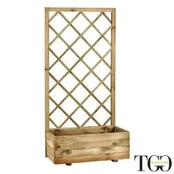 Jardinière Susy avec grille 70X35X H140 cm