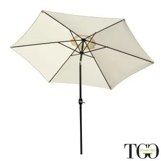 Parapluie inclinable en aluminium Amalfi 3x3