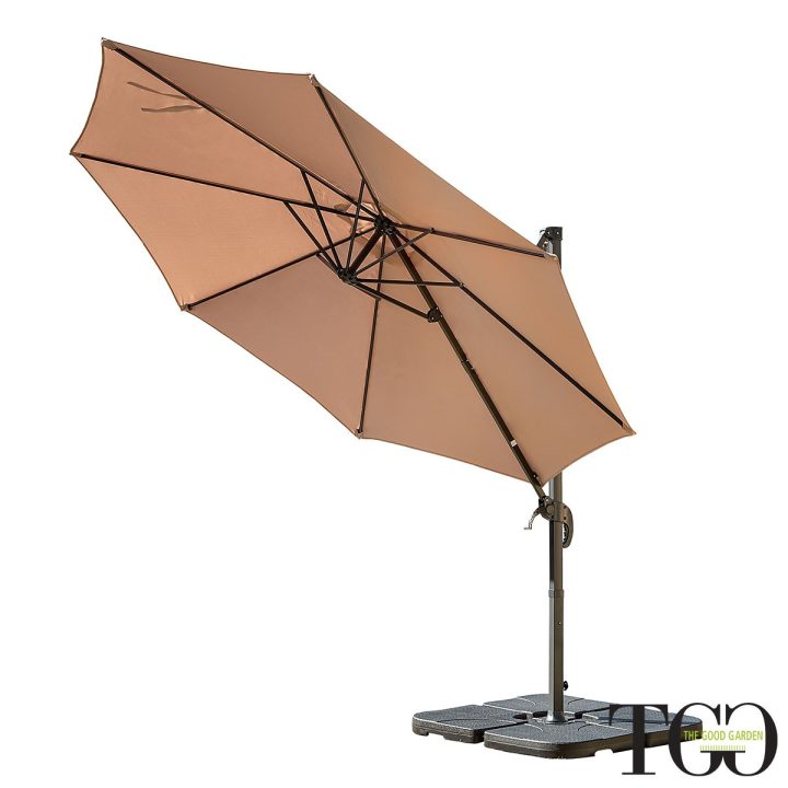 Parasol inclinable en aluminium 3x3 Positano