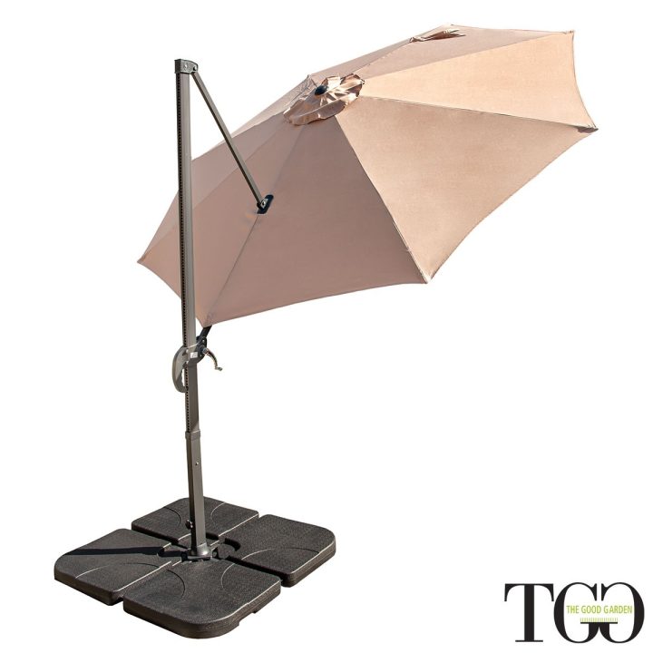 Parasol inclinable en aluminium 3x3 Positano