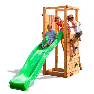 Jeux de jardin - Fungoo Tip Top Toboggan en bois Jeu de jardin...
