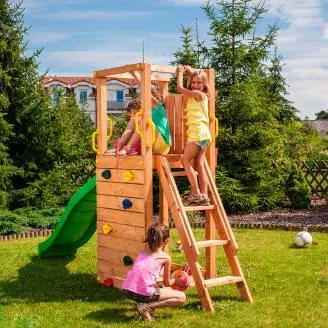 Jeux de jardin - Fungoo Tip Top Toboggan en bois Jeu de jardin...