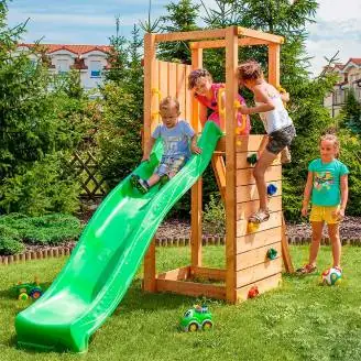 Jeux de jardin - Fungoo Tip Top Toboggan en bois Jeu de jardin...