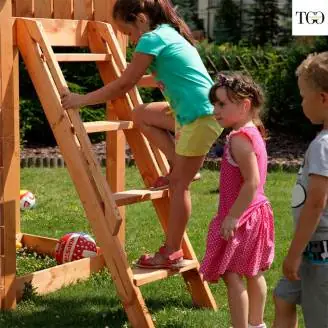 Jeux de jardin - Fungoo Tip Top Toboggan en bois Jeu de jardin...