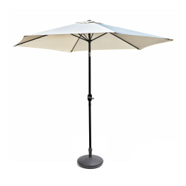 Parasol inclinable en aluminium Amalfi 3x3 complet avec base