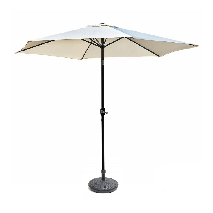 Parasol inclinable en aluminium Amalfi 3x3 complet avec base