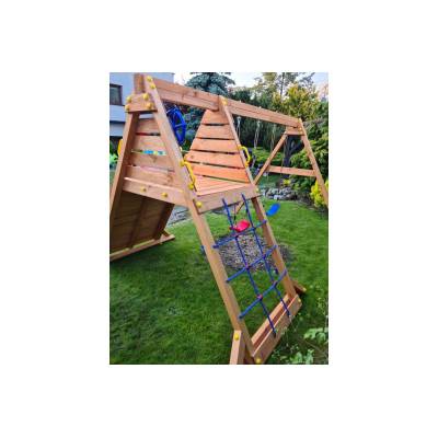 Jeux de jardin - Fungoo SPIDER Balançoire en bois et structure d'escalade ...