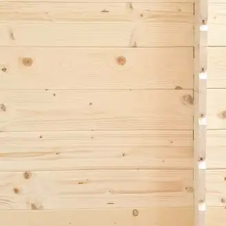 Abri de jardin en bois adossé Jack 2 x 1 m pour outils, porte double vitrée, 198 x 98 cm
