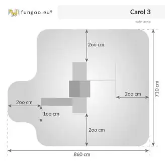 Toboggan Balançoire et Escalade en Bois Fungoo® Carol 3 Gris Jeu de Jardin en Bois