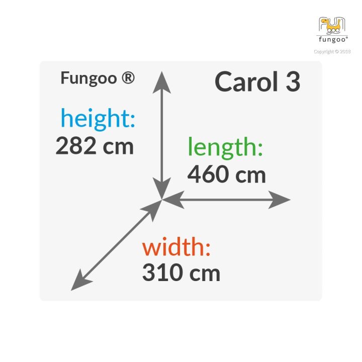 Toboggan Balançoire et Escalade en Bois Fungoo Carol 3 Grey Garden Play