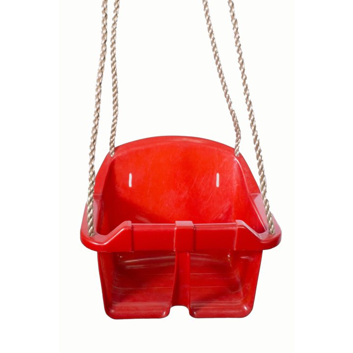 Siège bébé pour balançoire rouge