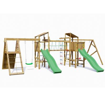 Aire de jeux en bois autoclavée Playland BigFun TGG Play