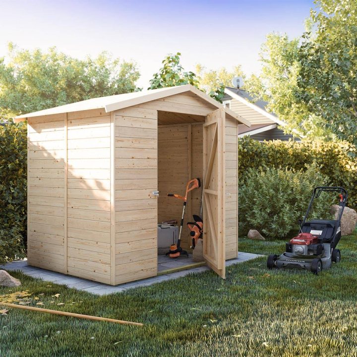 Abri de jardin en bois Lady Small 2 x 1,7 m personnalisable, épaisseur 19 mm