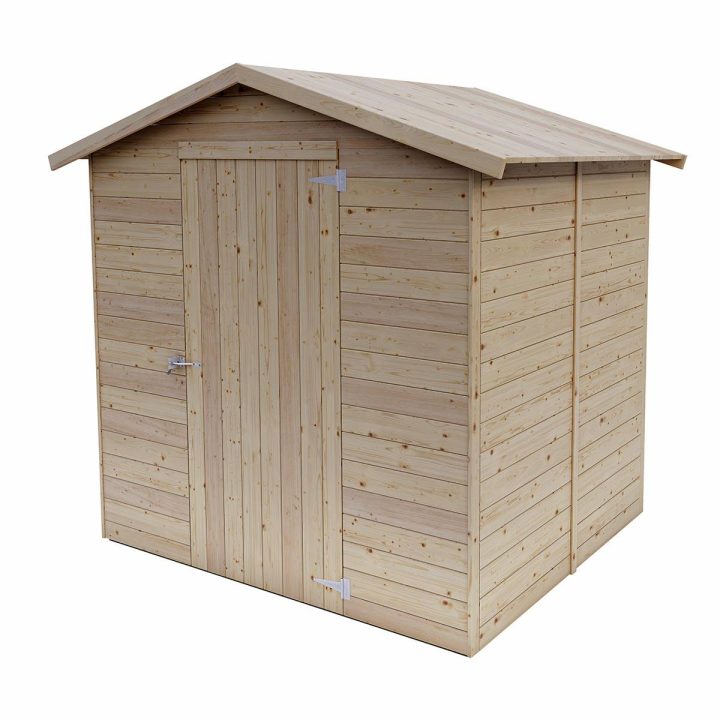 Abri de jardin en bois Lady Small 2 x 1,7 m personnalisable, épaisseur 19 mm