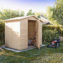 Abri de jardin en bois Lady Small 2 x 2 m personnalisable, épaisseur 19 mm