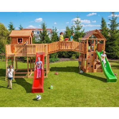 MAXI SET Fungoo JOYFUL CASTEL Mon ESPACE_XL FORTERESSE Coffre à jouets Arc-en-ciel