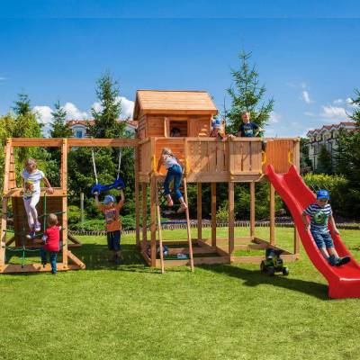 Aire de jeux de jardin en bois Fungoo My_SPACE_XL Spider