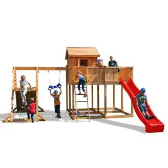 Aire de jeux de jardin en bois Fungoo My_SPACE_XL Spider