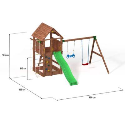 Fungoo FORTRESS Move Aire de jeux extérieure pour enfants