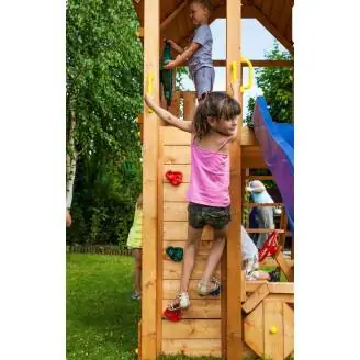 Coffre à jouets en bois Fungoo FORTRESS avec toboggan