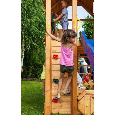Coffre à jouets en bois Fungoo FORTRESS avec toboggan