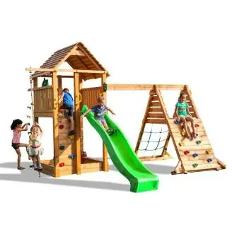 Aire de jeux pour enfants en bois Fungoo FORTRESS Spider