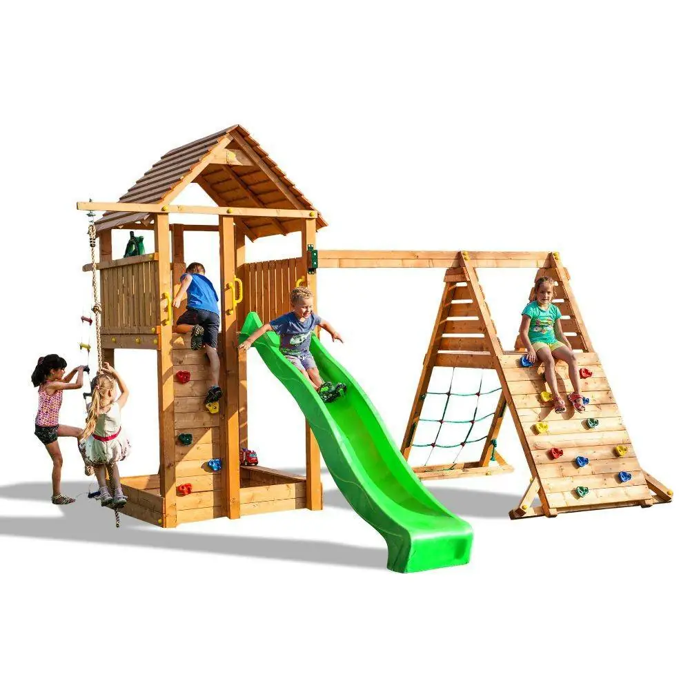 Aire de jeux pour enfants en bois Fungoo FORTRESS Spider