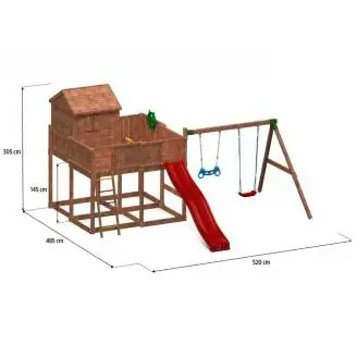 Aire de jeux en bois Fungoo My SPACE XL Move