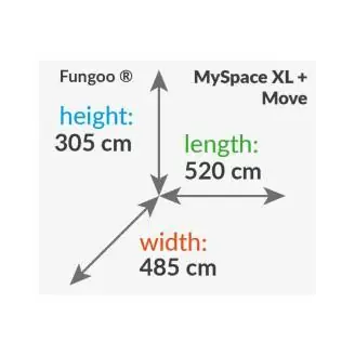 Aire de jeux en bois Fungoo My SPACE XL Move