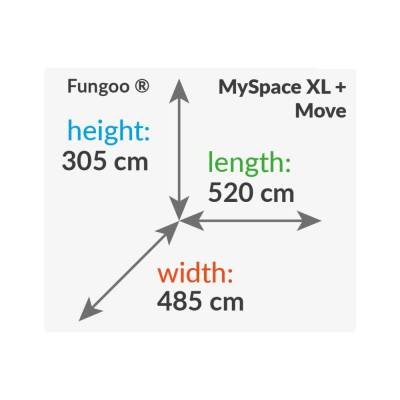 Aire de jeux en bois Fungoo My SPACE XL Move