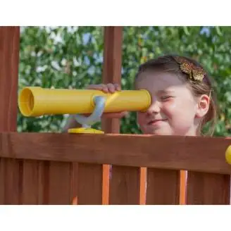 Maison de jardin pour enfants Fungoo MY SPACE XL avec toboggan