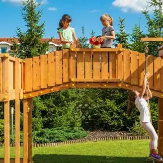 Maxi ensemble en bois Fungoo SMILE FARM aire de jeux de jardin