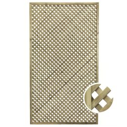 Treillis brise-vue en bois Clara 100 x 180 cm traité autoclave