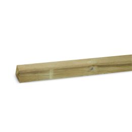 Mât 9x9x120 cm en bois imprégné en autoclave avec tête diamantée