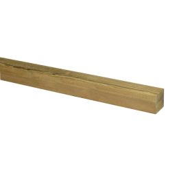 Poteau 7x7x150 cm en bois imprégné en autoclave