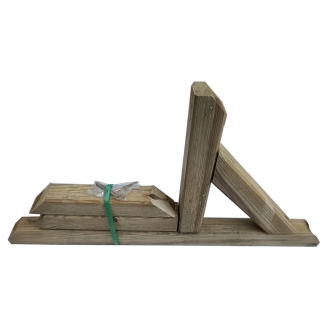 Base universelle en bois pour treillis de jardin – Résistante