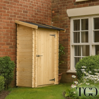 Abri de jardin Alfio avec porte simple 94x64 cm
