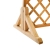 Base universelle en bois pour le support de treillis de jardin