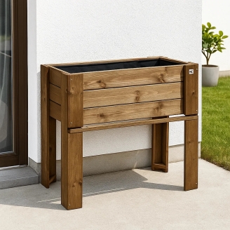 Jardinières en bois - Giardiniera Jardinière d'extérieur surélevée en bois