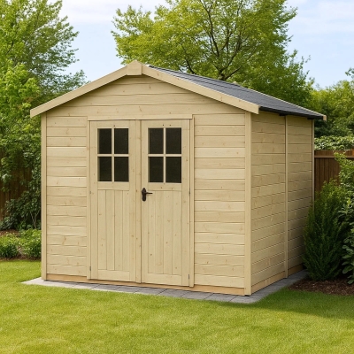 Maisons en bois - Maison en bois 2,5x2 Jack avec double porte P...
