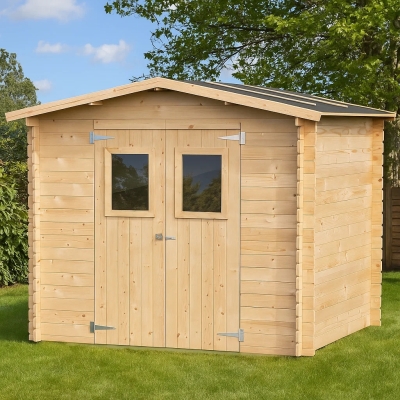 Maisons en bois - Maison en bois 2,5x2 Jack avec double porte P...