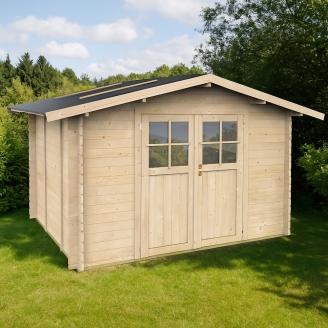 Abris en bois - Abri à outils en bois Willa 3x2,5 avec...