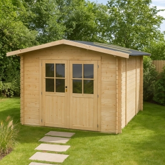 Abri de jardin en bois - Abri de jardin en bois 2,5x2,5 pour outils Willa avec ...