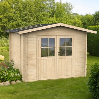 Abris en bois - Abri à outils en bois Willa 215x249 cm c...