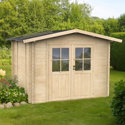 Abris en bois - Abri à outils en bois Willa 215x249 cm c...