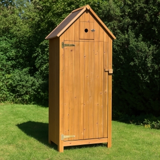 Armoire d'extérieur en bois Utile 3 - 77x54x197 Cm