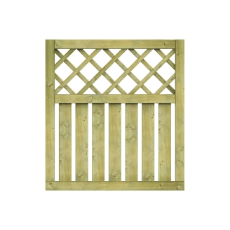Portail de jardin en bois 100x90 cm – Module prémonté