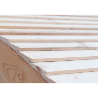 Hangar à bois avec treillis Jessy 162x60x205 cm en bois de conifère imprégné en autoclave