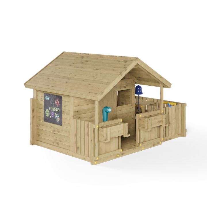 Maisonnette en bois pour enfants Fungoo Sunny Bandcorner – Jeu de jardin