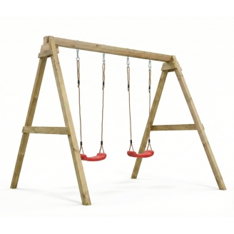 Balançoire en bois Maxplay Swing – Double siège pour jardin